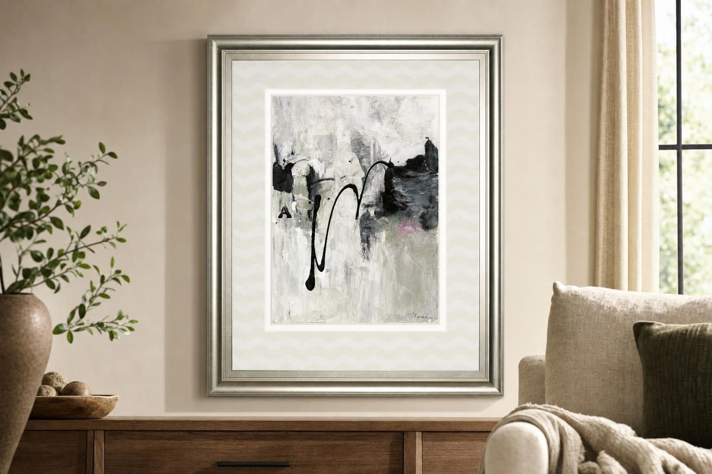 Magic Energy I By Joyce Combs - Dark Gray