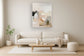 Whispered Earth - 56" x 70" Framed Wall Art - Beige