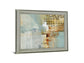 Golden Mist - 28" x 34" Framed Wall Art - Light Blue