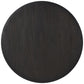 Leandro - 60" Round Dining Table - Burnished Black