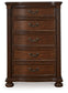 Lavinton - Five Drawer Chest - Brown