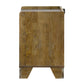 Garcia - Nightstand With LED - Light Brown