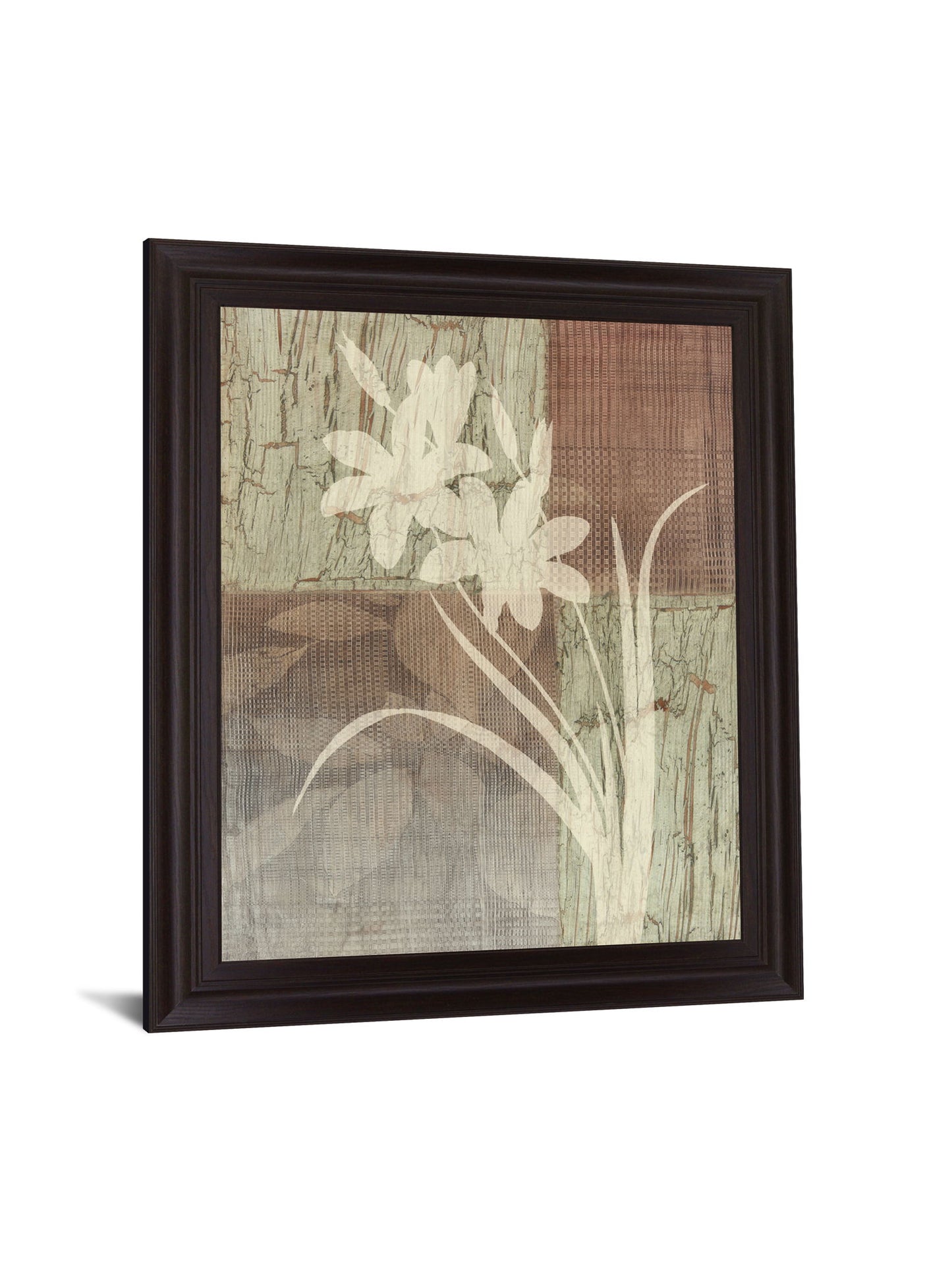 Muted Blossom - 28" x 34" Framed Wall Art - Beige