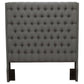 Camille - Upholstered Eastern King Panel Headboard - Gray