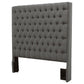 Camille - Upholstered Eastern King Panel Headboard - Gray