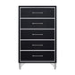 Ava - 5 Drawer Chest - Ebony