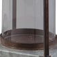 Diedrick - Lantern Set (Set of 2) - Gray / Black