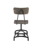 Jonquil - Side Chair With Swivel Set of 2) - Gray Oak & Sandy Gray