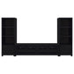 Jupiter - 3 Piece Entertainment Center TV Stand - Black