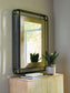 Beelman - Accent Mirror - Black / Brown