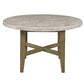 Karsen - Dining Table With Marble Top - Natural Marble Top & Rustic Oak
