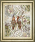 Eye To Eye By Sofi Taylor - Framed Print Wall Art - Green
