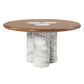 Harvey - Round Dining Table - Brown