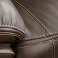 Dunleith - 4-Piece Power Reclining Sectional - Chocolate