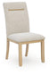 Lasinger - Dining Upholstered Side Chair (Set of 2) - Light Brown
