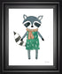 Neighborhood Pals II By Farida Zaman - Framed Print Wall Art - White