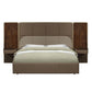 Marcelino - Nightstand With Wall Pier (EK) - Cherry Oak