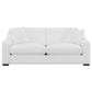 Ashlyn - Upholstered Sloped Arm Sofa - White