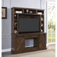 Aksel - Entertainment Center Include 91617Fir) - Walnut