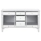 Duchess - 5-Drawer Mirrored Storage Accent Cabinet - Silver
