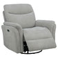 Adler - Upholstered Power Swivel Glider Recliner