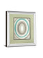 Concentric Ovals #1 By David Bromstad - Mirror Framed Print Wall Art - Beige