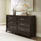 Neymorton - Dresser - Dark Grayish Brown