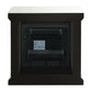 Noralie - 29" Fireplace - Mirrored & Faux Diamonds