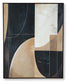 Ewanford - Wall Art - Black / Brown / Tan