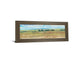 Distant Treeline Panel By Tim Otoole - Framed Print Wall Art - Light Brown