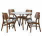 Oscar - Round Glass Dining Table Set