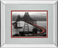 Boomerang By Aaron Reed - Mirror Framed Print Wall Art - Dark Gray