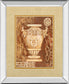 Precious Antiquity Il By Studio Nuvo - Mirror Framed Print Wall Art - Light Brown