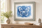 22x26 Butterfly Inkling II By Grace Popp - Blue