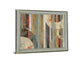 Retro Zenith - 28" x 34" Framed Wall Art - Light Brown
