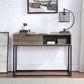 Galeno - Writing Desk - Rustic Oak & Black