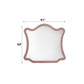 Salonia - Mirror - Pink Velvet