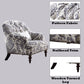 Saira - Chair With Pillow - Pattern Fabric