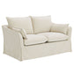 Shane - Loveseat With 2 Pillows - Beige Linen