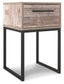 Neilsville - One Drawer Night Stand - Vinyl-Wrapped - Whitewash