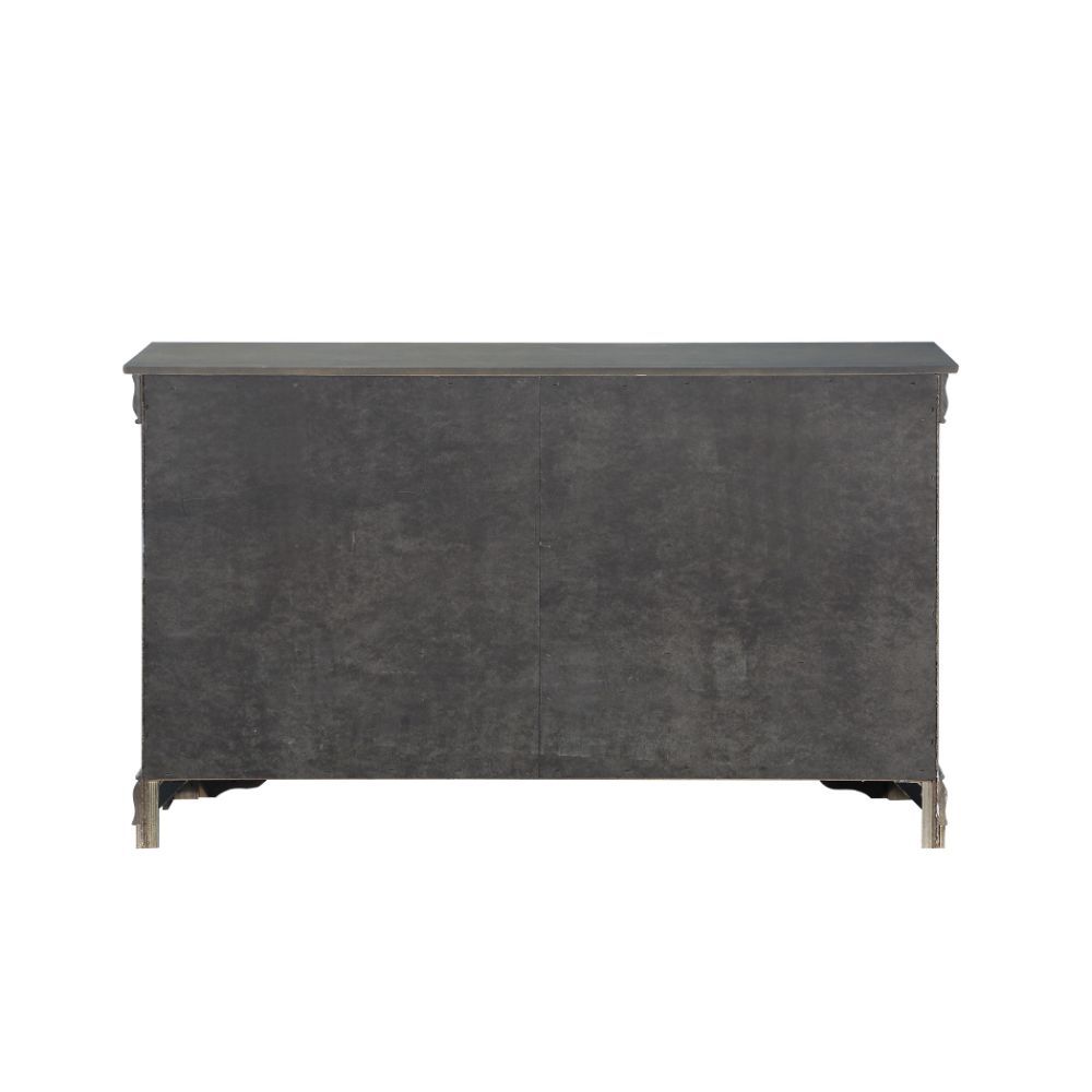 louis philippe dresser grey Acme Furniture Louis Philippe III 6-Drawer Dresser 26705