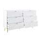 Gaines - 55" Dresser - White High Gloss
