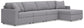 Modmax - L-Shaped Sectional - Granite
