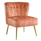 Sambell - Accent Chair - Burnt Orange Velvet