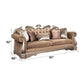 Northville - Sofa With 5 Pillows - Velvet & Antique Silver