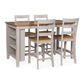 Harperfeld - Dining Room Counter Table Set (Set of 5) - Natural / Gray