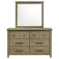 Hazlewood - 6-Drawer Bedroom Dresser Cabinet