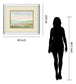 Pursuit By Ruth Palmer - Mirror Framed Print Wall Art - Pink