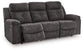 Brysonview - Reclining Sofa - Charcoal
