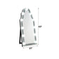 Noralie - Hollywood Floor Mirror - Mirrored & Faux Diamonds